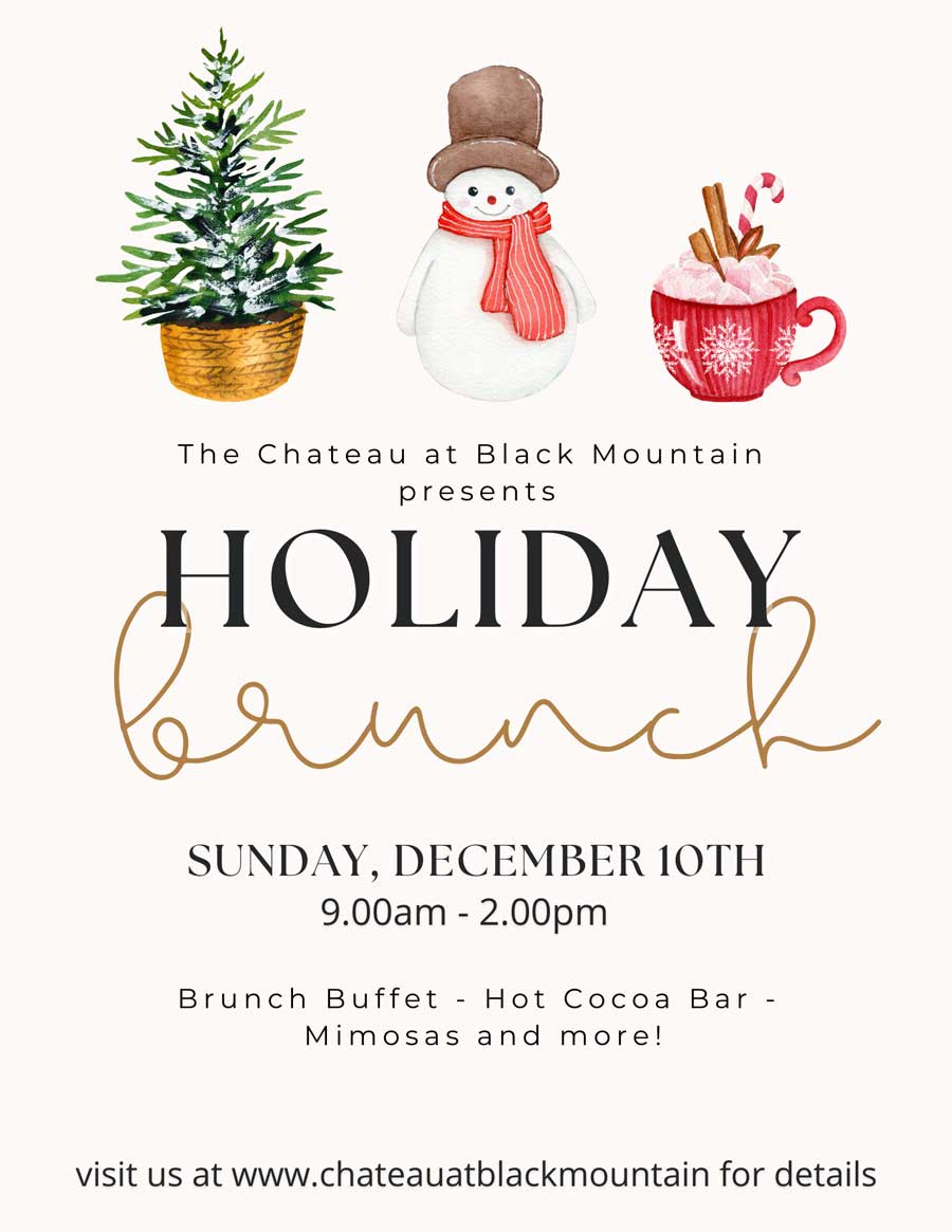 Holiday brunch at Chateau at Black Mountain